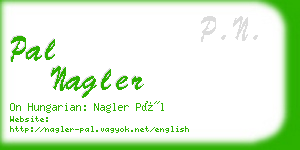 pal nagler business card